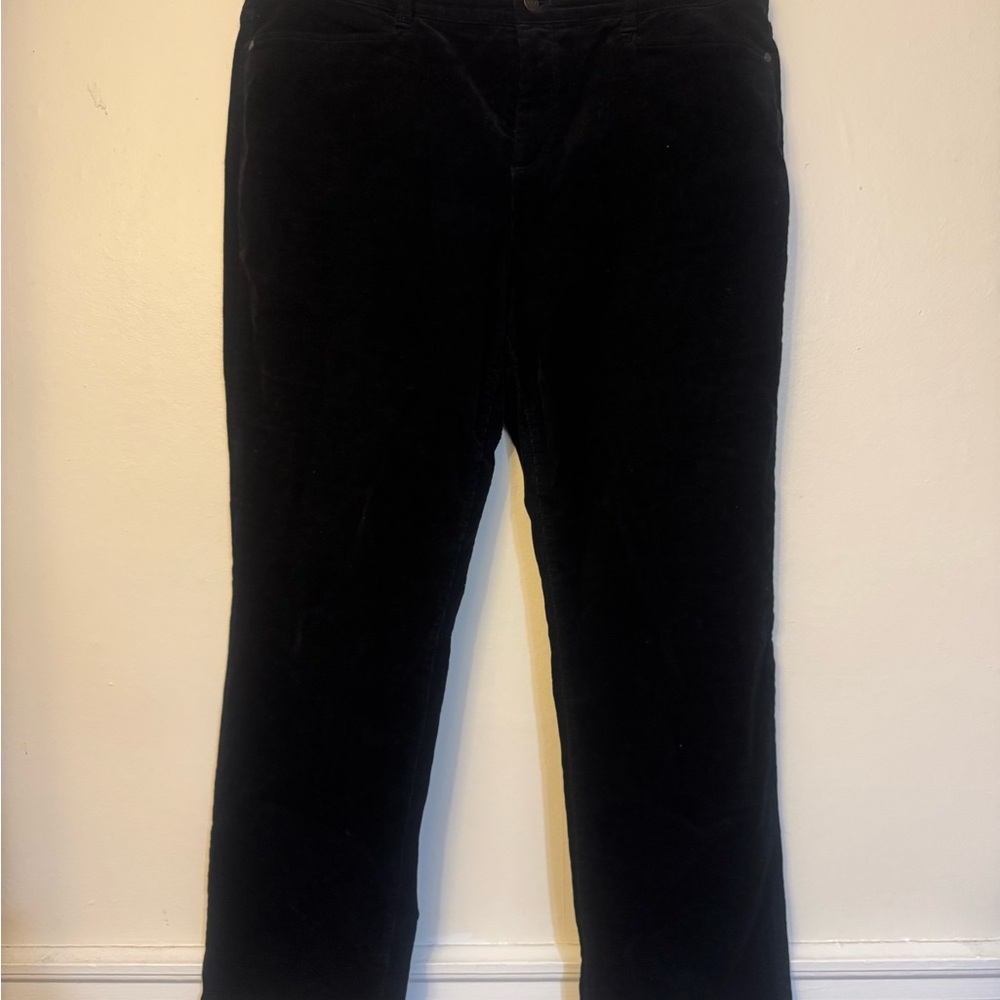 Talbots Black Corduroy Trousers